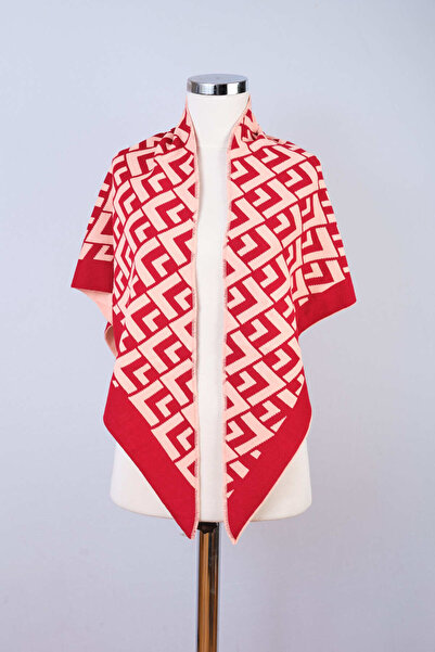 Sebir Moda V Desenli Triko Üçgen Şal