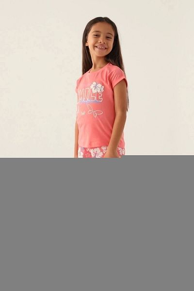 Rolypoly Girl's Capri Suit - Light Indigo