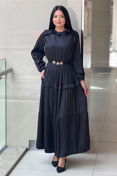 Missemramiss Shiny Ruffle Dress