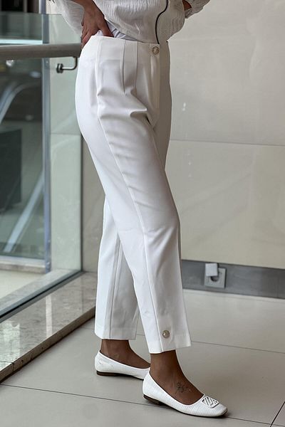 sentez giyim Synthesis Mars Leg Buttoned Trousers