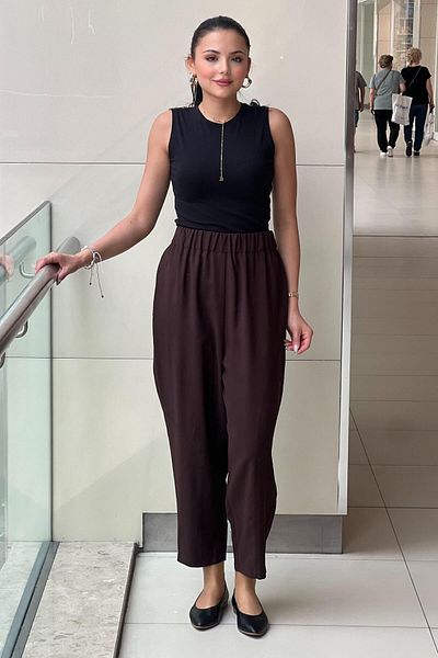 sentez giyim Synthesis Duti Linen Trousers
