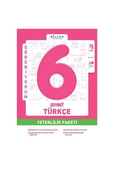 Bilfen Yayıncılık Bilfen Yayınları 6.sınıf Türkçe Depar Yeterlilik Paketi