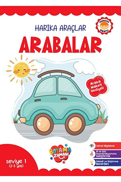 BOYAMA ZAMANI Harika Araçlar Arabalar Seviye 1 23 Yaş