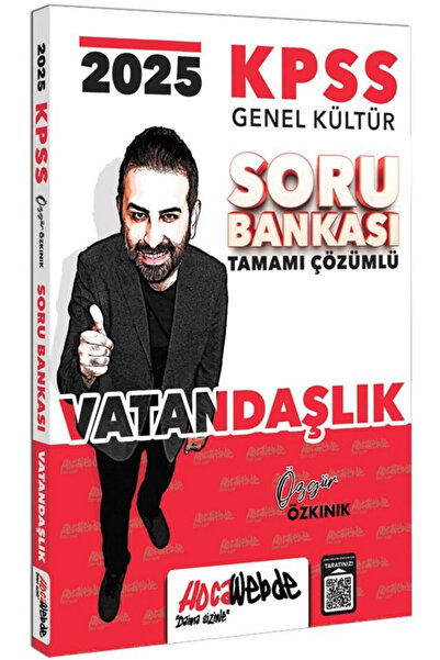 Hocawebde Yayınları HocaWebde Yayınları 2025 KPSS Genel Kültür Vatandaşlık Ta...
