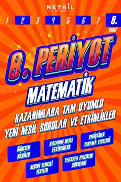 Genel Markalar Netbil Yayınları 8.sınıf Periyot Matematik Etkinlikli Soru Bankası