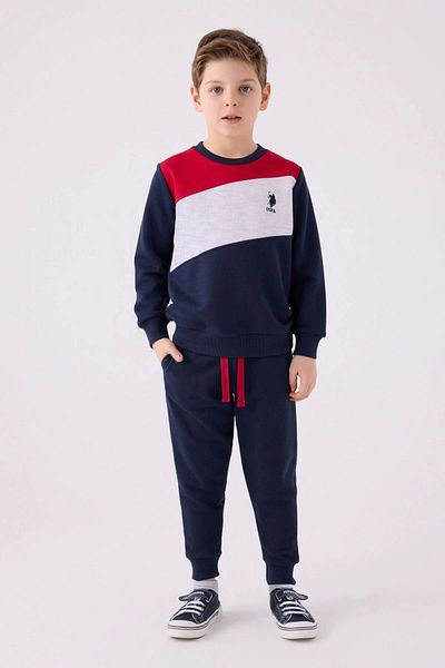 U.S. Polo Assn. Boy's Tracksuit Set - Red