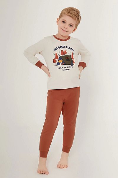 Rolypoly Beige Boy's Double Suit