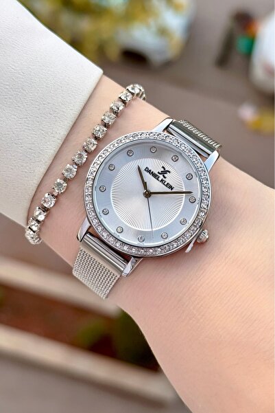 Daniel Klein Kordonu Metalik Renk 2 Yıl Garantili Kadın Kol Saati Ve Bileklik