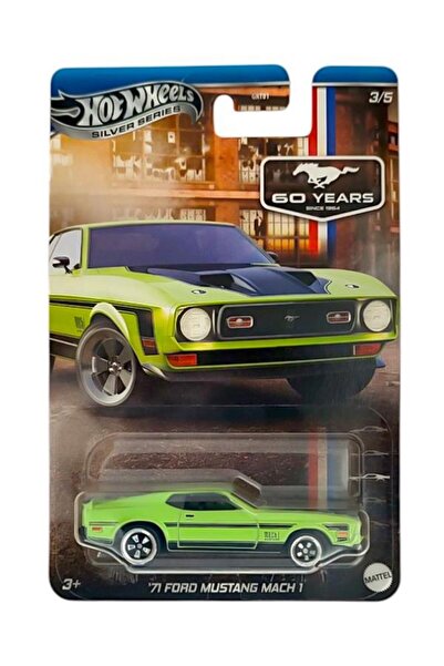 HOT WHEELS Silver Serisi 71 Ford Mustang MACH 1 JBY52