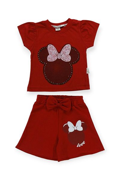 ZİMBOO Baby Girl Printed Bottom Top 2 Piece Set