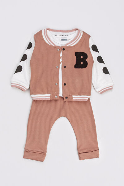ZİMBOO Children's Suit B Cardigan 3 Piece Set