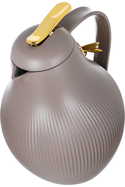 Alsaif Gallery Dora Cappuccino Butterfly Gold Thermos 1.5 Liters