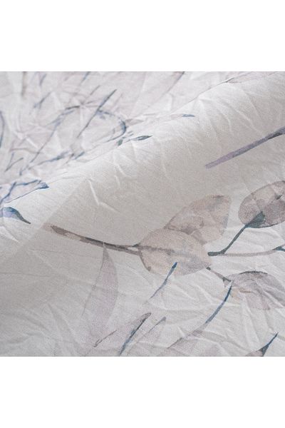 Ecocotton Σετ Παπλωματοθήκη Karina Διπλό 100% Βαμβάκι Μη Σιδερένιο Μη Εκτυπωμένο 200x220 εκ.