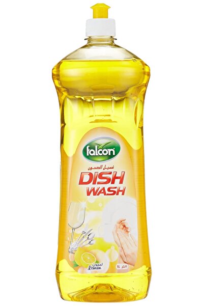 Falcon Dish Wash Liquid Lemon 1 Litre – Powerful Grease Removal, Long-lasting Clean