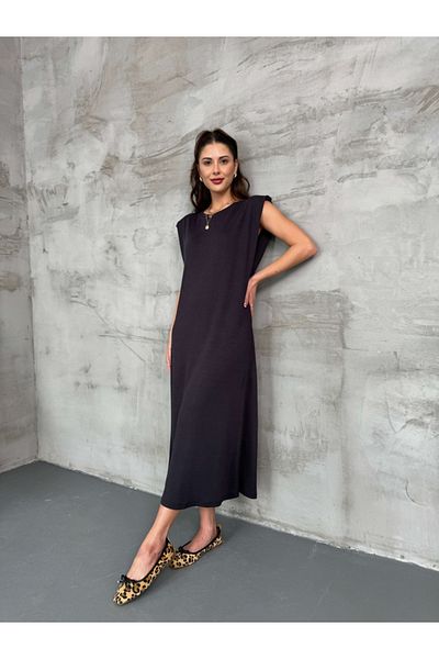 Elif Özbey Butik Φόρεμα Modal με καπνιστό επένδυση