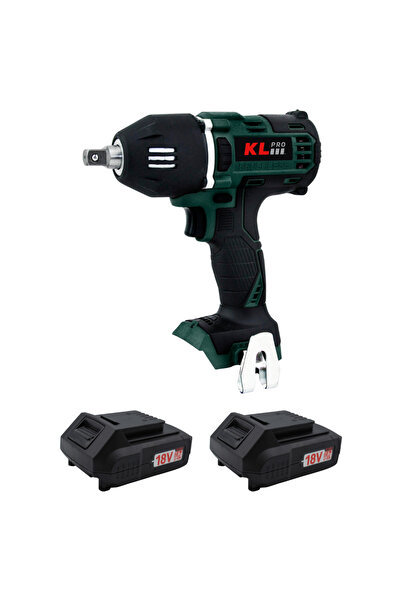 KLPRO 18V 2Ah. 400Nm Şarjlı Somun Sıkma KLSS18BH-20 Kömürsüz Motor