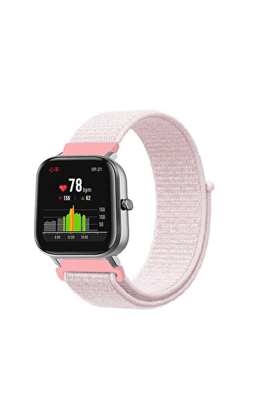 KRETON Amazfit GTS-GTS2-GTS2E-GTS3-GTS4-GTS4 Mini Uyumlu Spor Kumaş Desenli C...