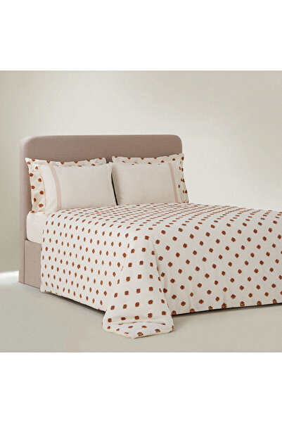 Ecocotton İmre Çift Kişilik Nevresim Takımı %100 Organik Pamuk Müslin Terra 2...