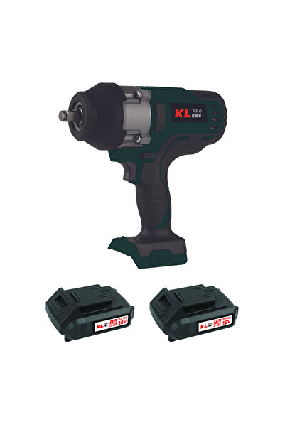 KLPRO KLSS18BHX-20 18V/2.0Ah. 800Nm Kömürsüz Çift Akülü Şarjlı Somun Sıkma/Sökme Makinesi