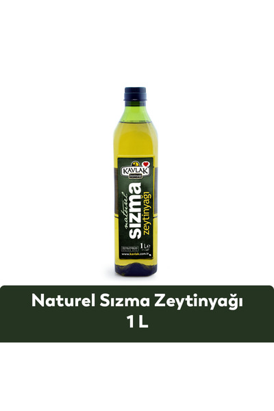 Kavlak Zeytin Kavlak Naturel Sızma Soğuk Sıkım Zeytinyağı 1 Litre Pet