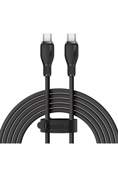 Baseus Pudding Serisi Süper Hızlı Şarj ve Data Kablosu Type-C - Type-C 100W, ...