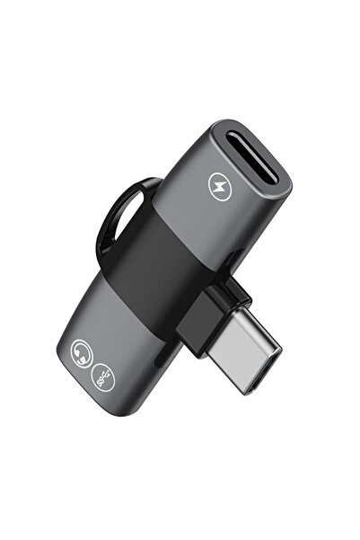 coofbe 30w Hızlı Şarj Type-c To Type-c Dönüştürücü Çevirici Şarj Kulaklık Adaptörü Type-c Çoğaltıcı