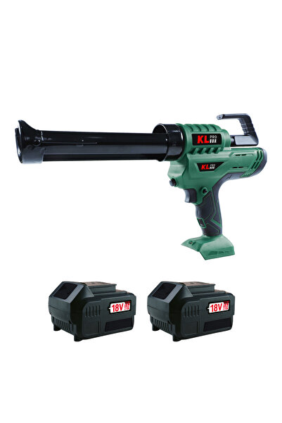 KLPRO KLST18E-50 Şarjlı Silikon Tabancası 18V 5.0Ah. Çift Akülü Sosis/Kartuş Tip