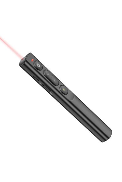coofbe 100Mt Mesafeli USB Girişli Şarjlı RF2.4GHz Projeksiyon Sunum Kumandası...