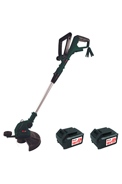 KLPRO KLBMB18-50 18V/5Ah. Çift Akülü Misinalı Çim Biçme Makinesi