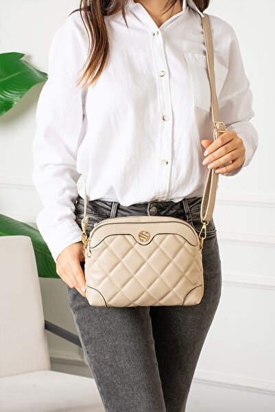 Sanmorris Geantă de umăr cu 4 compartimente și geantă Crossbody pentru femei