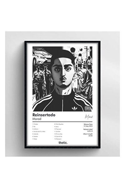 Thetic Morad Reinsertado Albüm Koleksiyonu PREMIUM Spotify Poster
