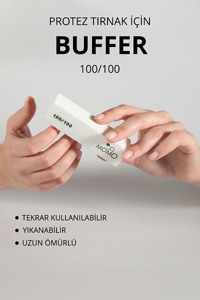 MOMO professional عازلة للأظافر 100/100 لون أبيض 10 سم