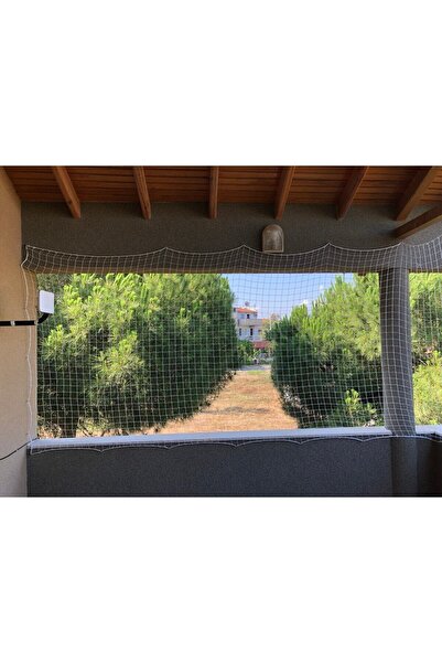 Nodes 250*300cm - Balkon Filesi Ağı - Kedi Filesi - Kuş Filesi - Çocuk Filesi - Beyaz - Montaj Setli