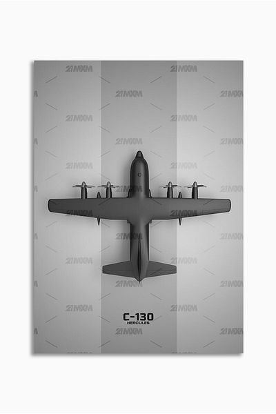 21mxm Frameless Wall Poster, Fighter Jet Top View, Aviation Art, Canvas, 2025 Aviation Collection