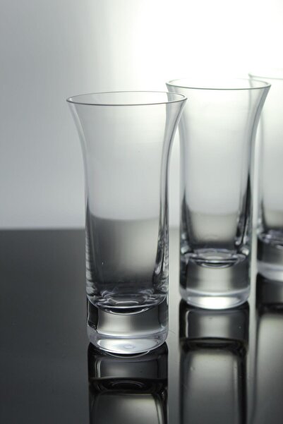 Paşabahçe Sea Glass Mini Handmade Crystal Filled Base 6-Piece Glass204288 19203