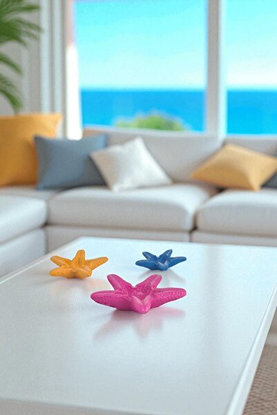 AYDİZAYN Polyester Starfish Ash Tray Ashtray