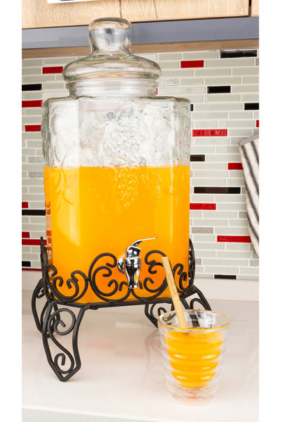 Taşev Coral Cam Sebil 10L