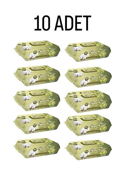 Sleepy Olive Oil Wet Towel 10 Pack 900 Sheets