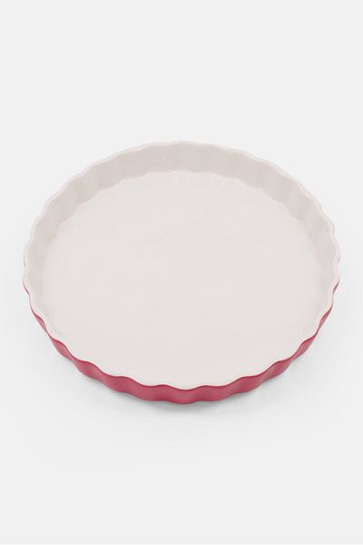 Tognana Stoneware Cake Pan, Red