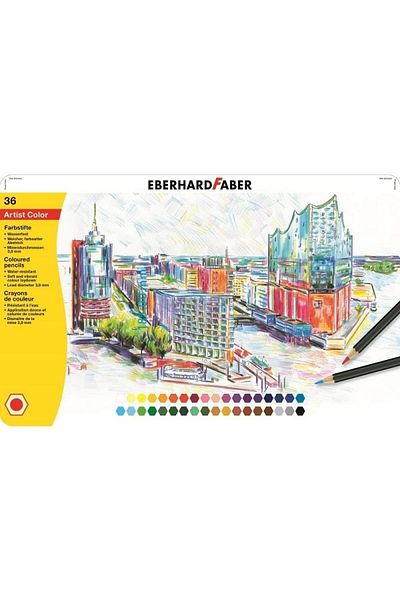 Eberhard Faber Eberhardfaber 36 Colors Dry Paint Ef-516136