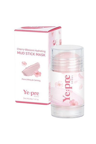 Ye:pre Cherry Blossom Mud Stick Mask Moisturizing Hyaluronic Acid Clay Mask Korea 40g