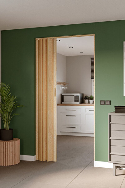 homenter Katlanabilir Meşe Akordiyon Kapı - 100x200 cm