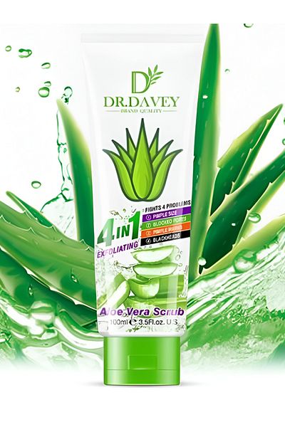 MACON Aloe Vera Face 4 in 1 Exfoliating And Body Scrub Unisex 120 grams