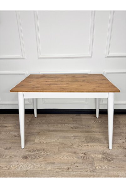 ECCES BB Mutfak Masası Sabit 110 x 70 Yemek Masası Ekonomik Çalışma Masası Balkon Masası