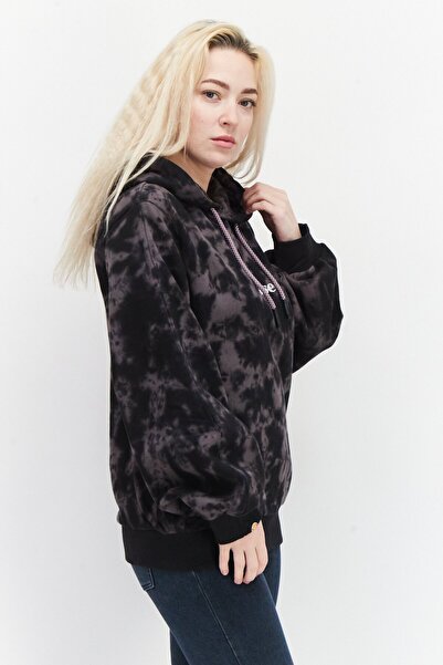 Ellesse Women Sportswear Fit Brand Logo Outdoor Hoodie, Dark Grey