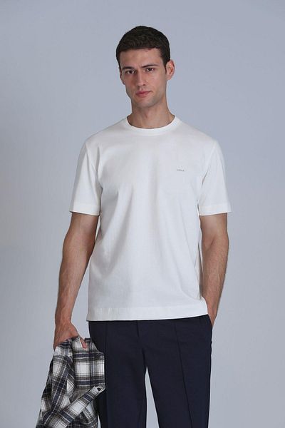 Lufian Casa Men's Basic T-Shirt Off White
