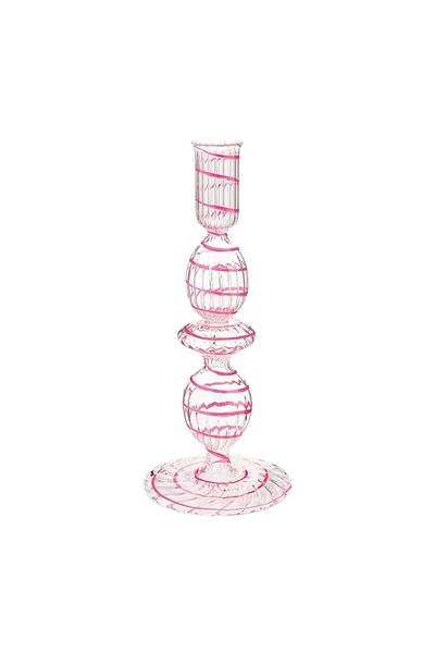 Pip Studio Glass stand, Pip Studio, Swirl Pink, 20 cm, Jolie collection