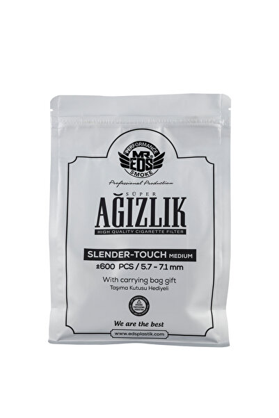EDS PLASTİK 600 Adet Slim Süper Ekonomik Paket Ağızlık