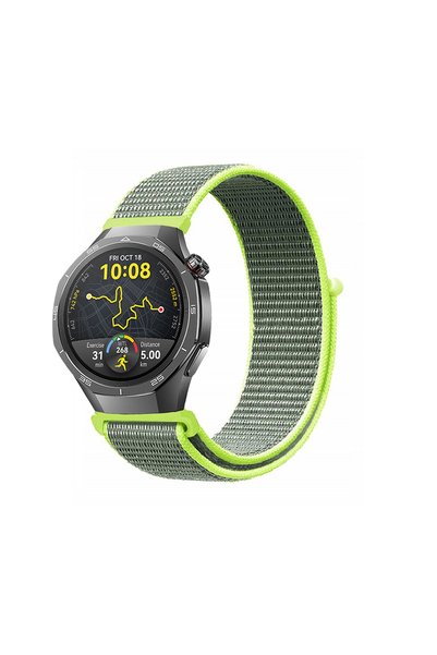 KRETON Huawei Watch GT5 PRO (46mm)  Uyumlu Spor Kumaş Desenli Cırt Cırtlı Kor...