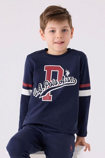 U.S. Polo Assn. Boy's Double Set - Navy Blue